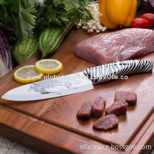 High Quality Ceramic Knife with Cute Zebra
